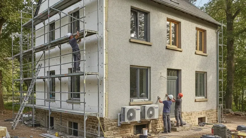 Rénovation énergétique extérieure : travaux et aides